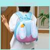 Rabbit Animal Ears Backpack Cartoon Print Schoolbag Kids Lightweight Gifts
