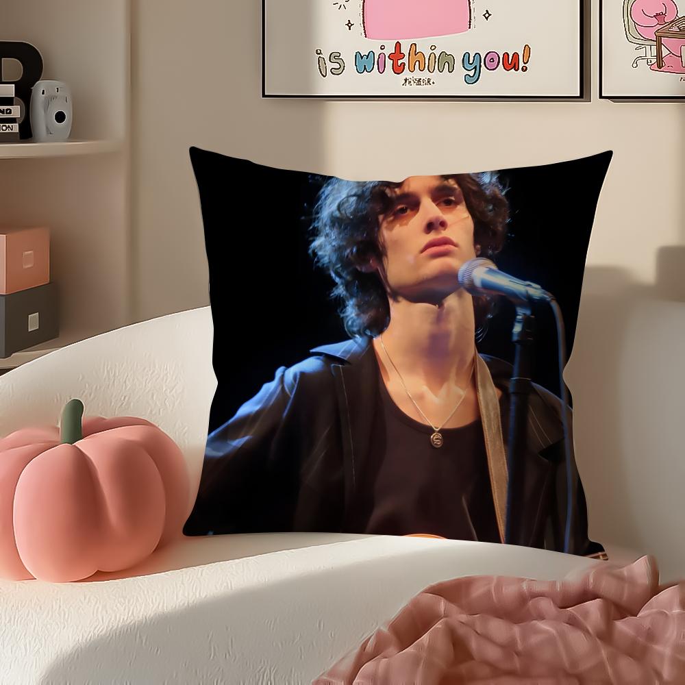 Soulful Latin Spanish Singer SSombr Cushion Cover Pillowcase Short Plush Invisible zipper Room Sofa Cushion Cover