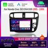 Навигация GPS Android 14 для Honda Civic EK3 EK4 EK9 1995 - 1999 Автомагнитола Мультимедийный плеер BT HD Экран 4G DSP Стерео WiFi