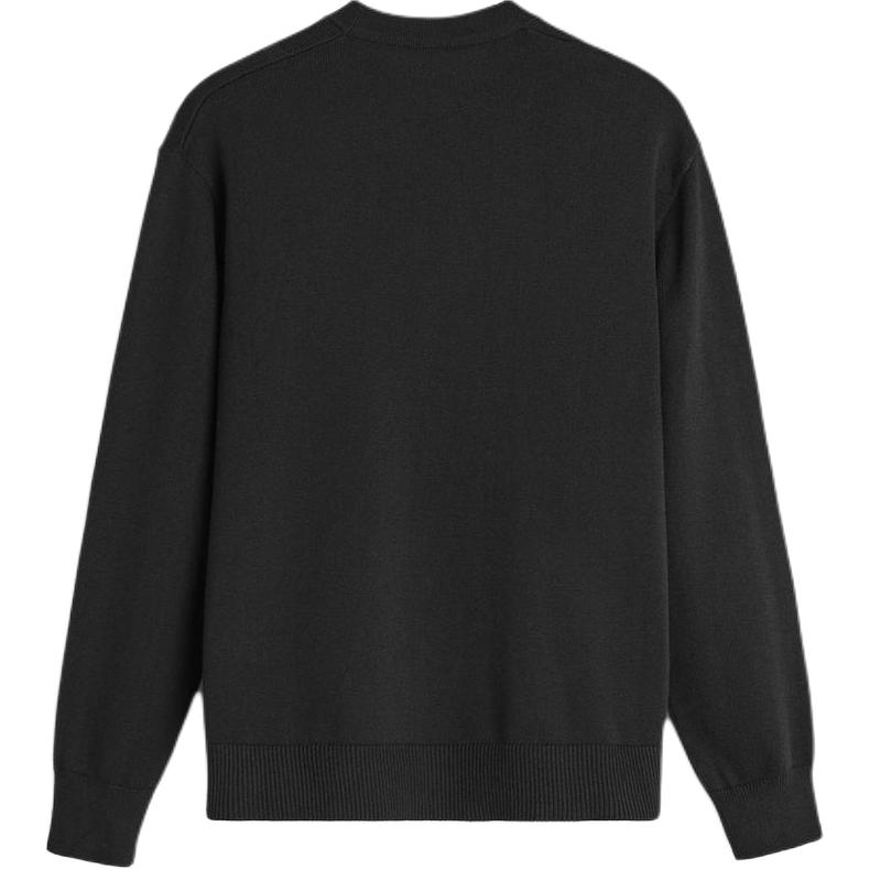 Zara Origins Special Collection однотонный повседневный свитер с круглым вырезом и длинными рукавами, мужской свитер, черный 9598432-800