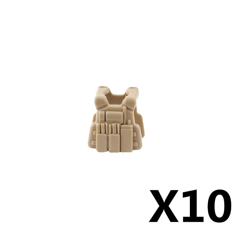 Военная Фигурка MOC Детали Строительных Блоков Жилет Снаряжение Советский Американский Солдат Шлем Кепка Набор Мини Кирпичный Конструктор Подарок K48