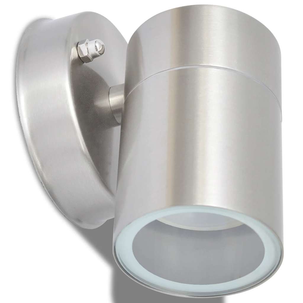 Outdoor LED Wall Lights 2 pcs Stainless Steel Downlighting