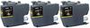 Brother Industries LC411Y Genuine Ink Cartridge Set of 3 (yellow)