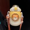 Cute Kids Water Bottles With Straw For Girls Children's 820ml Large Capacity Kawaii Cartoon Student School Travel Water Cup