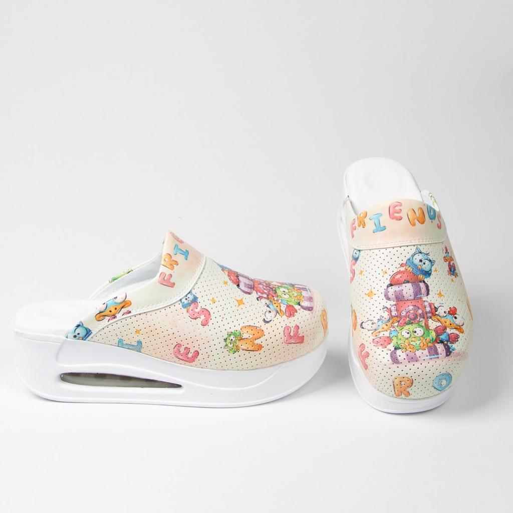 Ортопедические женские медицинские сабо — противоскользящие, удобные