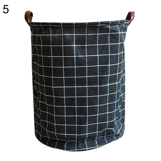 Foldable Laundry Basket Dirty Clothes Toys Storage Bag Handle Bucket Organizer