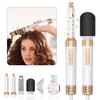 7 In 1 Detachable Hair Styling Tools,Ionic Hair Dryer with Diffuser, Air Hair Curlers, Hot Air Brush Curling Brush, Hair Straightener Brush