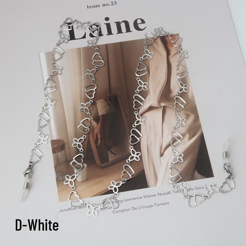 Stainless Steel Fashion Lanyard: Anti-slip Sunglasses Chain for Men and Women