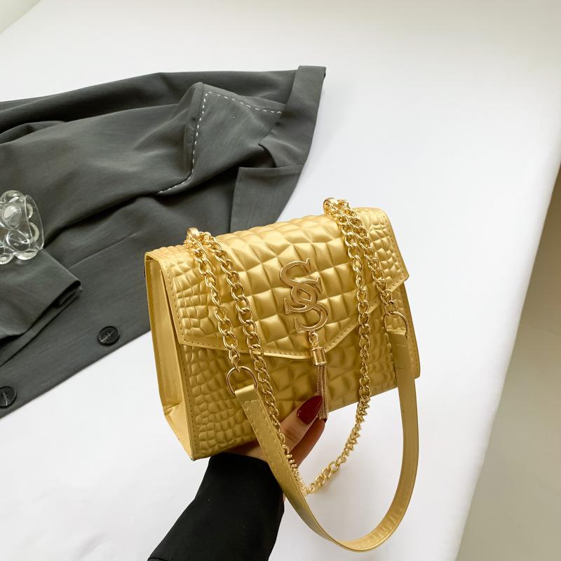 Сумка Niche Design для женщин, новая модная, высококачественная, простая сумка через плечо, маленькая квадратная сумка на цепочке