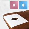 100PCS Disposable Spa Massage Cradle Table Sheets Headrest Pads Non Woven Fabric Face Massage Chair Portable Hole Cover Face
