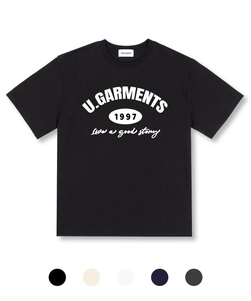 UNION GARMENTS 1997 Хорошая история Свободная футболка с коротким рукавом 5 цветов