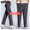 XL-8XL Casual Oversize Pants Women High Waist Long Loose Trousers Ladies New Spring Autumn Pants Women Elastic Pants