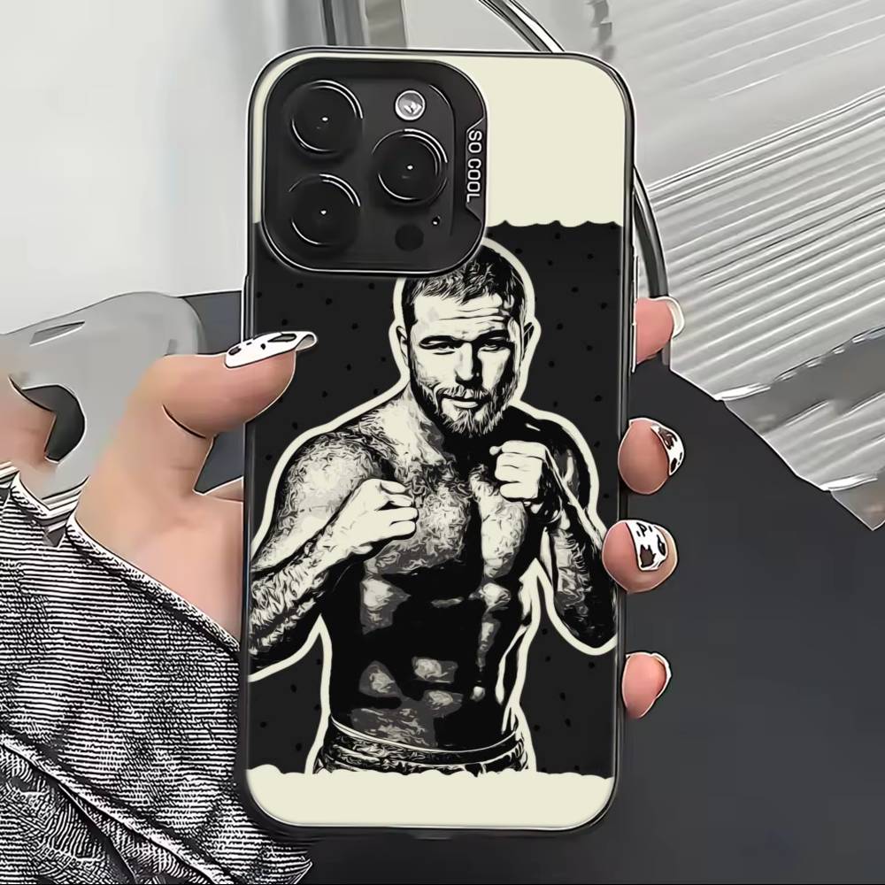 Mexico Boxing Canelo Alvarez Phone Case For iPhone 17,16,15,14,13,12,11 Plus,Pro Max,XS,Colored Silver Plated Inside Cover