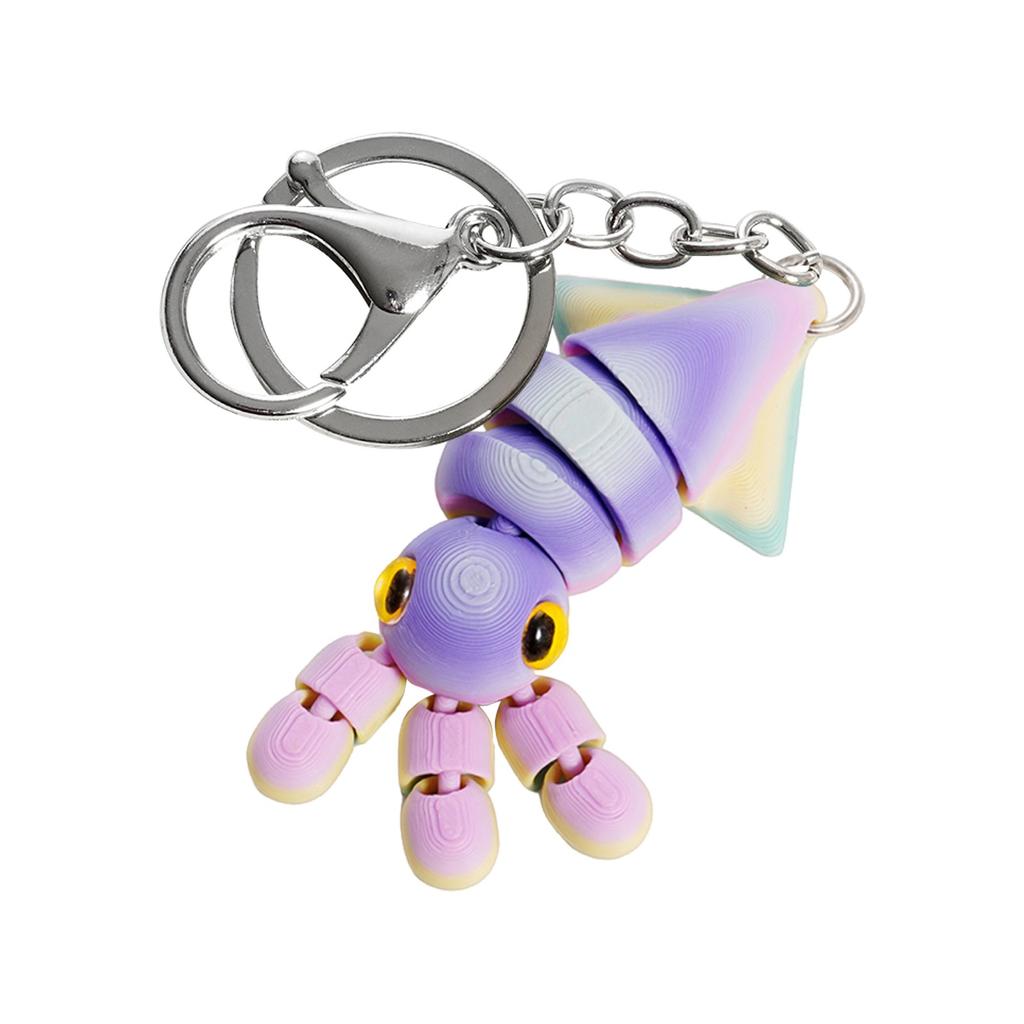 3D-печатный милый трехмерный брелок для ключей школьный рюкзак маленький кулон подарок маленький орнамент