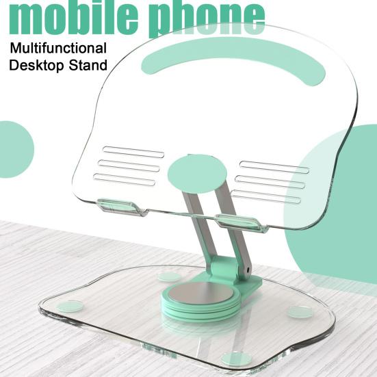 Подставка для ноутбука с вращающейся на 360 градусов универсальной основой Прочная несущая стойка Эргономичное крепление для ноутбука