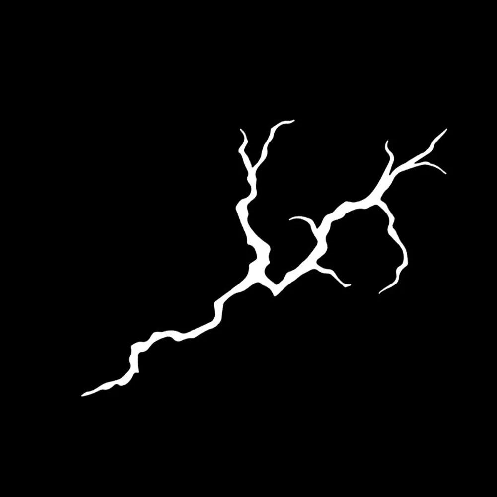 2PCS Reflective Lightning Motorcycle Stickers Waterproof for DIY Motorbike Helmet Windshield Scooter Self-adhesive Vinyl Decals