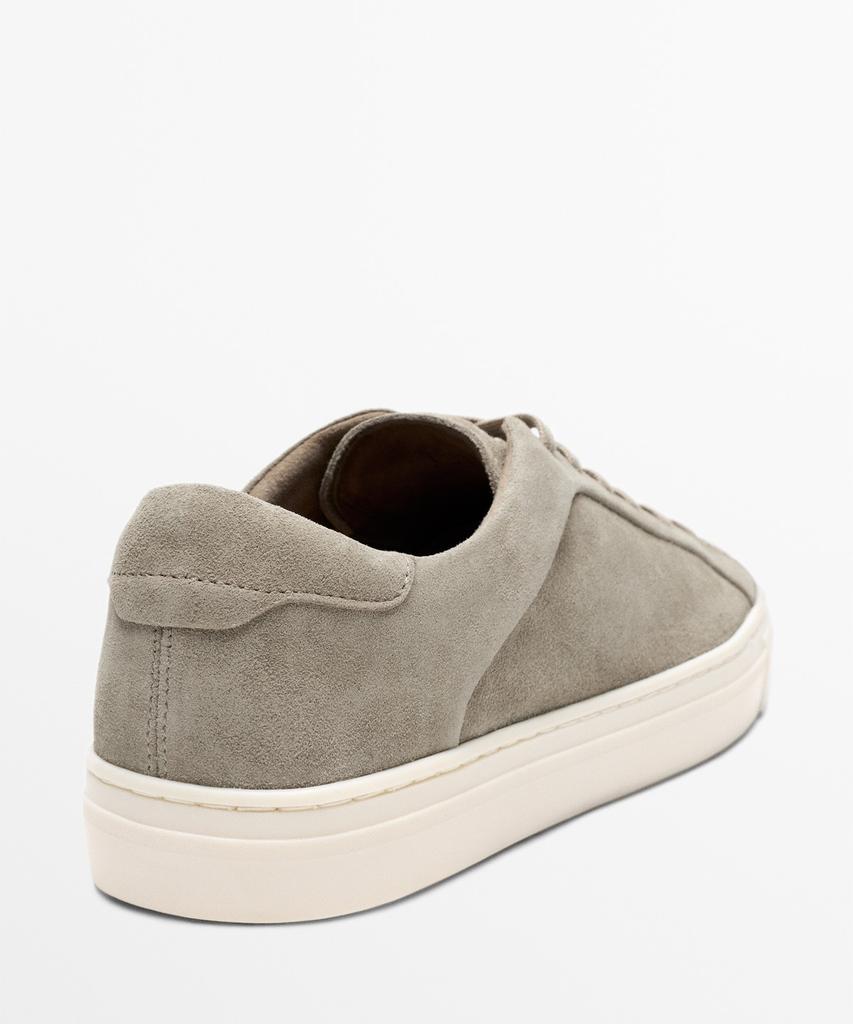Кожаные кроссовки на платформе Massimo Dutti