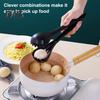 Кухонный зажим для яиц, венчик для блендера, зажим для хлеба, ручной 2 в 1, многофункциональный кухонный инструмент для приготовления салатов, смешивания, захвата и перемешивания