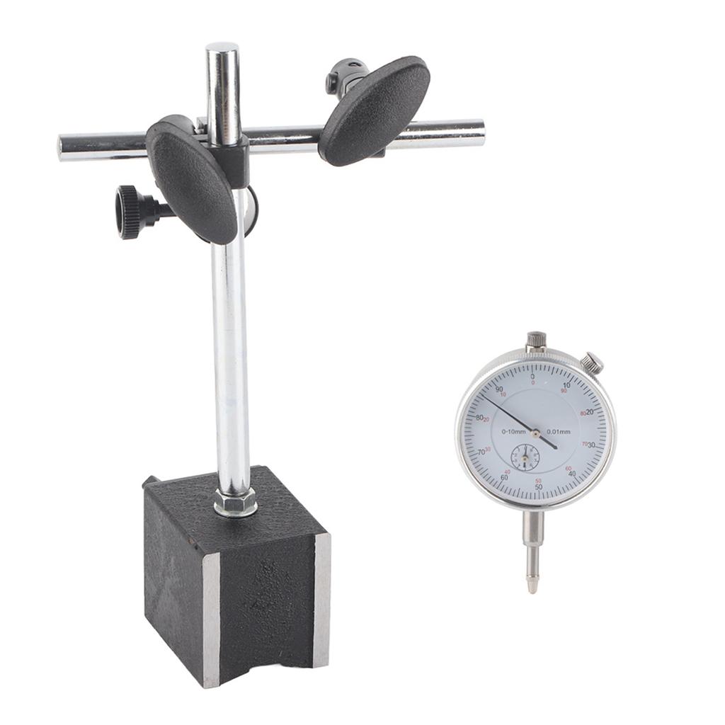 British 0?1" Percentile 0?510 Mm Indicator Accuracy 0.01mm with Magnetic Base