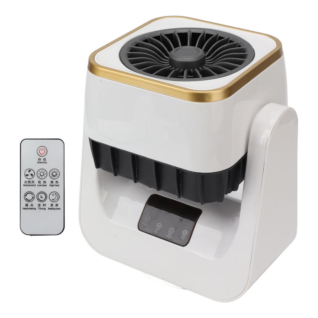 Electric Heater Fast Heating Adjustable Remote Control Portable Mini Indoor Fan Heater EU Plug 220V