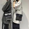 Квадратная нейлоновая сумка Унисекс Для активного отдыха и спорта Повседневная Сумка через плечо Женская Сумка Уличный тренд Полиэстер Материал Открытие на молнии