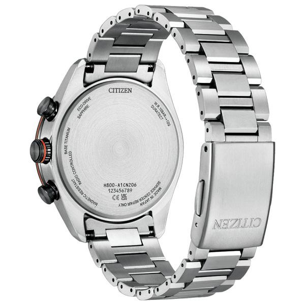 Citizen Мужские часы Attesa ACT Line AT8189-61E с черным циферблатом
