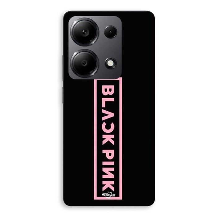 Coque de téléphone - MANIACASE - Xiaomi Redmi Note 13 Pro 4G - Silicone - Noir - Blackpink VIP Tickets