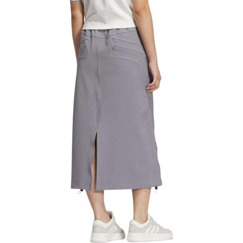 adidas FUSTL W P SKIRT Женская серая водостойкая длинная юбка JM6215