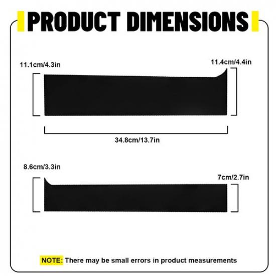 For 2015- Chevrolet Colorado Glossy Black Pillar Post Door Trim Accessories