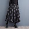 High Waist Spring Autumn Winter Casual Loose Long Woman Skirt