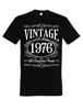 Мужская футболка VINTAGE 1976 Мужской Принт Подарок Заявление Модный Дизайн