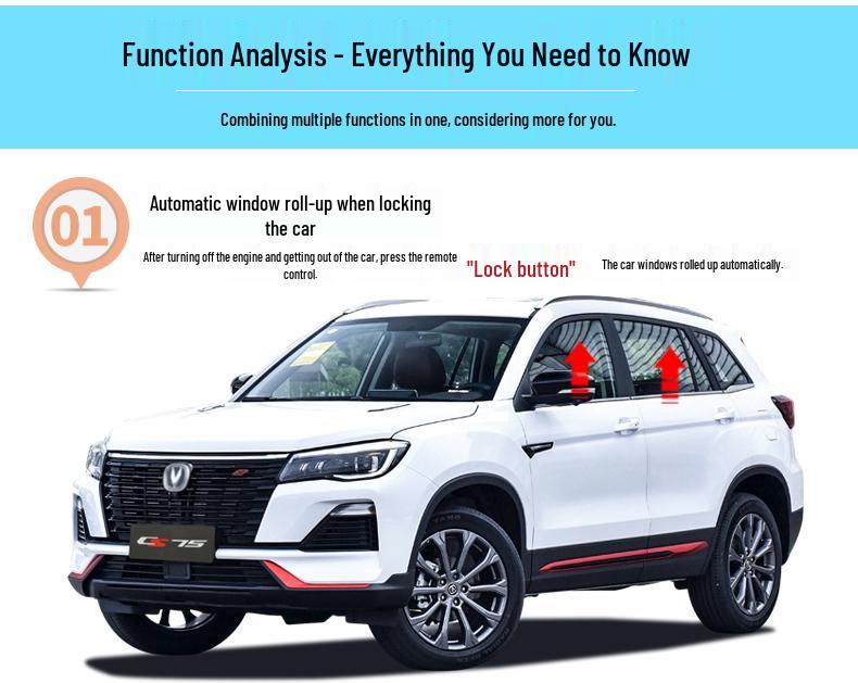 Changan CS75 Модель 22/23 Автоматический подъемник и закрыватель стекол OBD