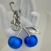 Стильные брелоки Blue Cherry, уникальные дизайны, подвесное украшение для сумок и ключей, подарок для любителей моды