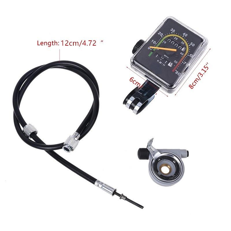 Аналоговый велосипедный спидометр и одометр из алюминиевого сплава