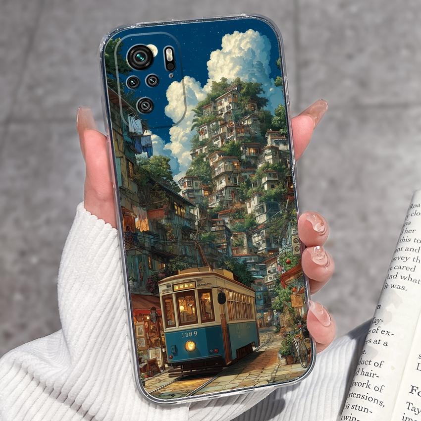 Милый чехол для телефона с котенком для Redmi Note 10 9 8 7 6 5A Pro 9T 8T 7S 10Lite Мягкий чехол Защитная пленка для экрана Высокое качество Пылезащитный чехол для Redmi Прозрачный чехол