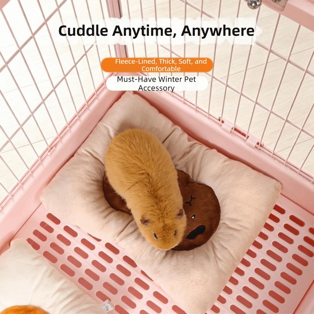 Comfortable Guinea Pig Plush Cushion Thickened Soft Small Animal Sleeping Mat Autumn Winter