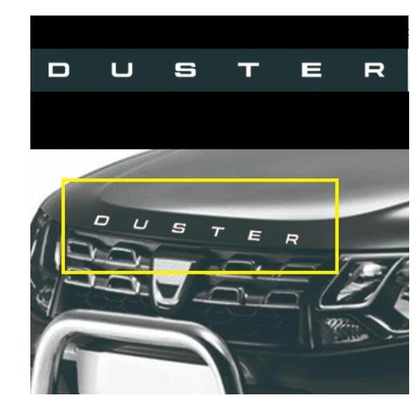 AAYJ1 Для RENAULT DACIA DUSTER Автомобиль Металл 3D Буквы Значок на Капот Логотип Шильдик Автонаклейки Стайлинг Автоаксессуары Надпись 3D Буква hj67