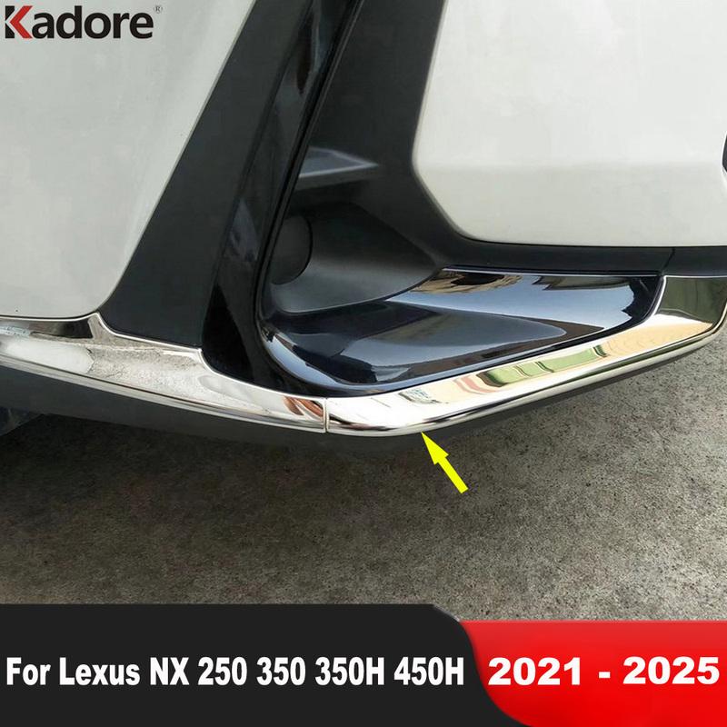Для Lexus NX 250 350 350H 450H - 2024 2025 Стальные Угловые Накладки Переднего Бампера Автомобиля Накладки Противоударные Полосы Аксессуары
