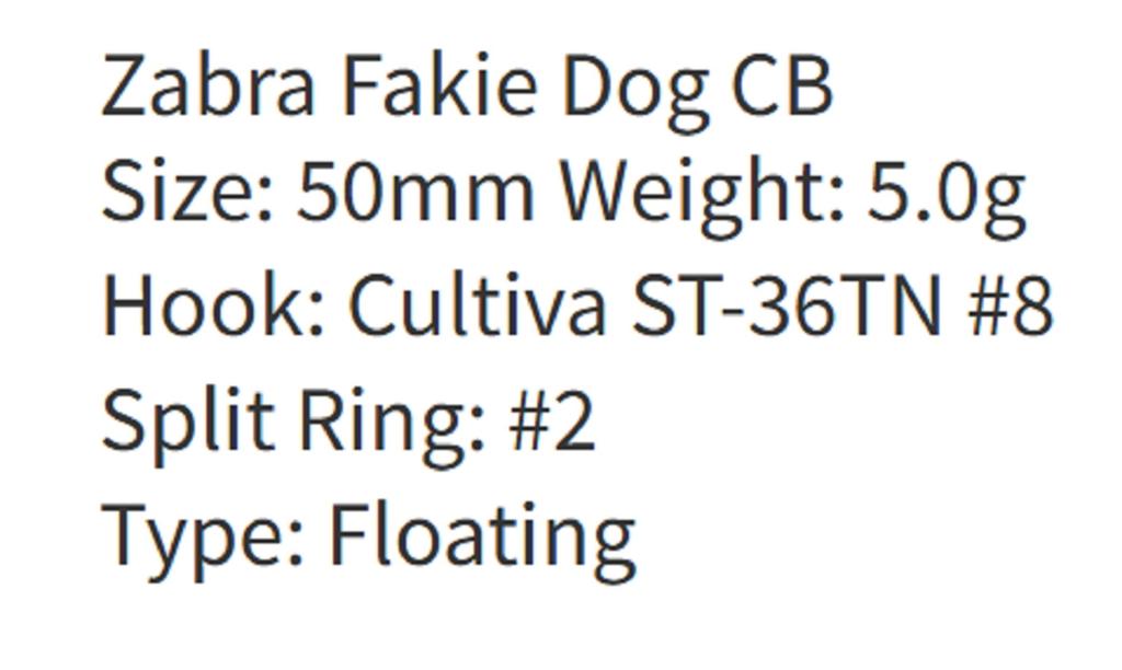 ZipBaits Плавающая приманка ZBL Fakie Dog Crazy Bee 50 мм 496 (7140)