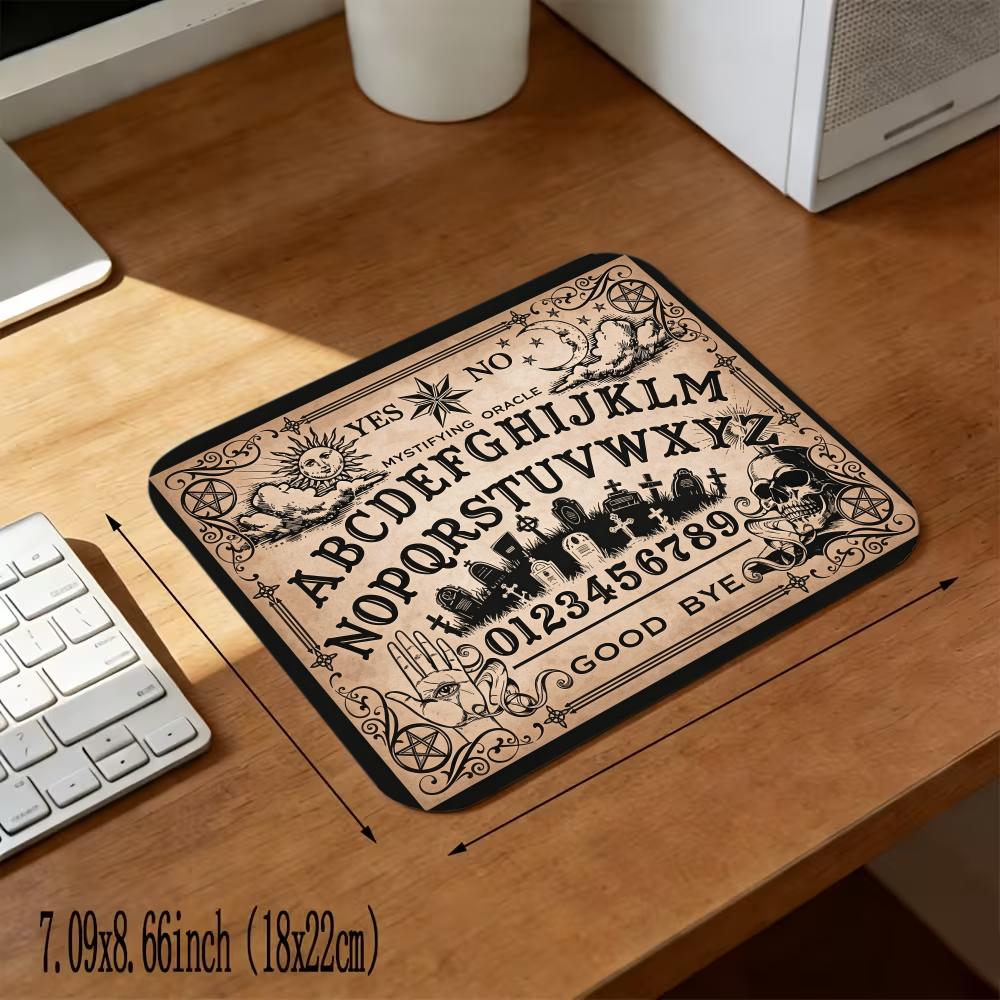 Vintage Ouija Board Mouse Pad 40X45 Large Square Computer Office Game Table Mats Rubber Anti-slip Laptop Mousepad Small Desk Pad