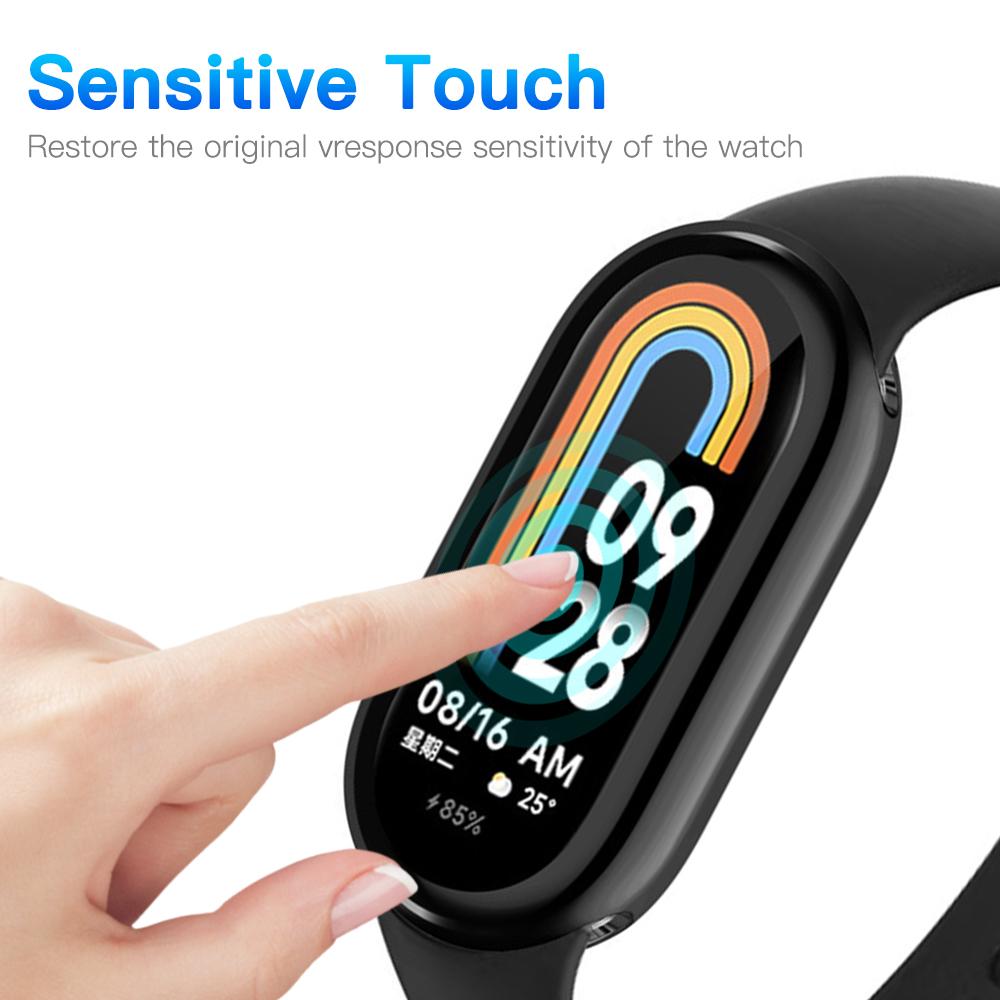 Чехол для Xiaomi Mi Band 9 Чехол-защита экрана Мягкий ТПУ Всесторонняя защитная накладка Аксессуары для MiBand 9 Корпус