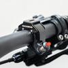 C-shaped bicycle bell - black