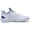 Li Ning Ace V Collection Нескользящие, износостойкие, дышащие низкие бадминтонные кроссовки Унисекс Белый Синий AYTT001-3