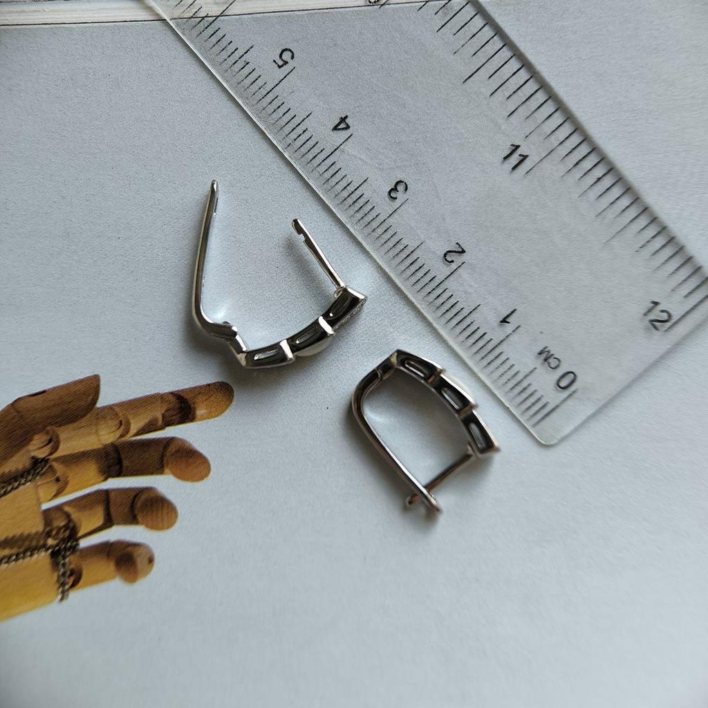 Серебряные серьги с натуральным перламутром (2187523)