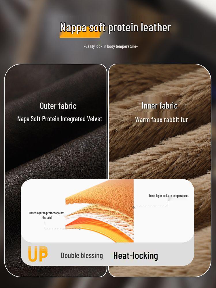 Кожаная куртка с флисовой подкладкой в уличном стиле для мальчиков на Осень/Зиму 2025 – Крутая и дерзкая верхняя одежда в корейском стиле