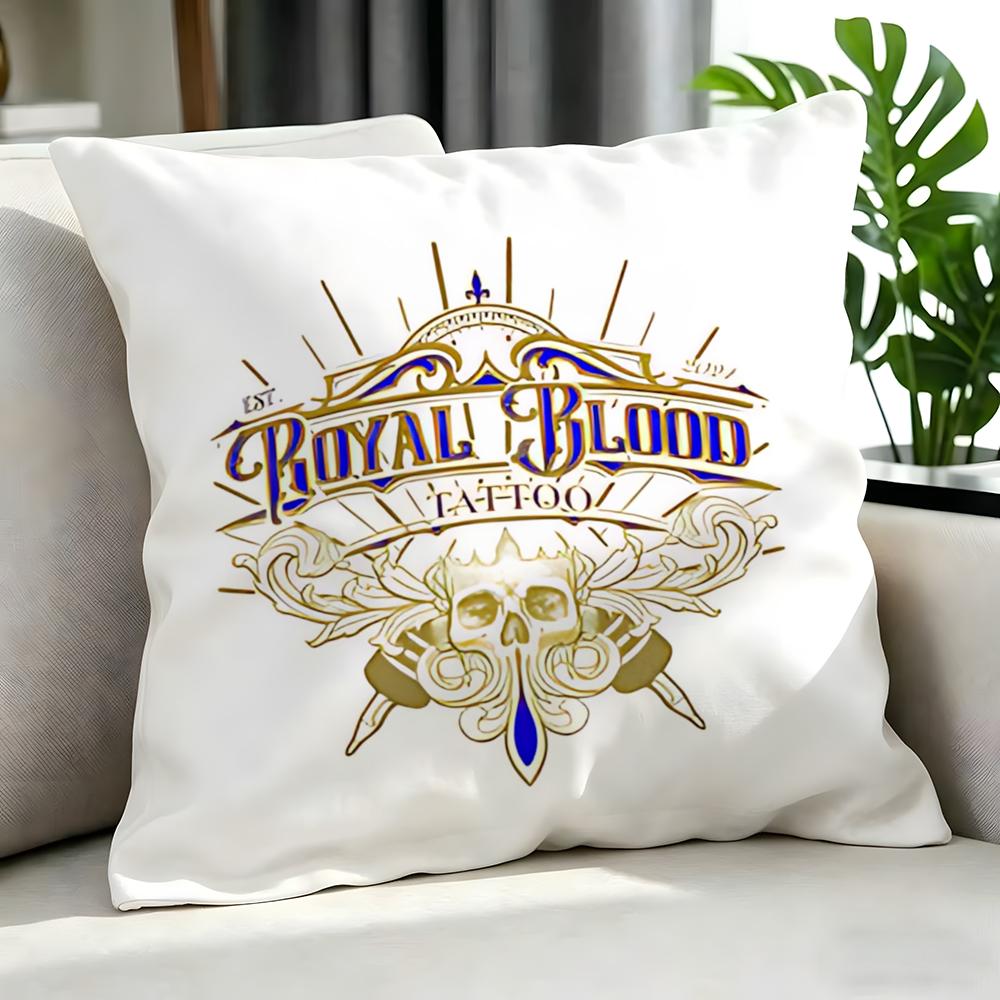 Rock Royal Blood Cushion Cover Cushion Cover Set 4Pcs 50X50 45X45 40X40 Pillowcase Decorative Sofa Home Decor