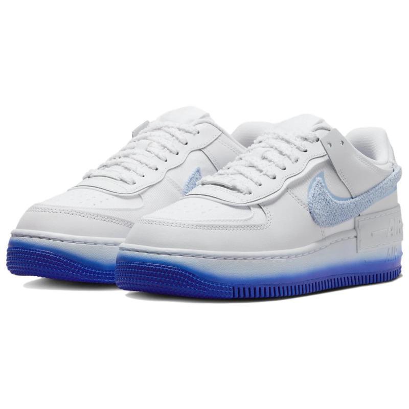Nike Женские кроссовки Air Force 1 Low Shadow Chenille Swoosh Blue Tint FJ4567-100