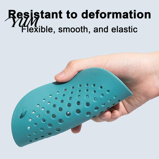 Sink Hair Catcher Kitchen Strainer Mat with Suction Cup, Food Residue & Accessory Floor Drain Cover, Anti Clogging Filter Mesh for Bathroom Durable