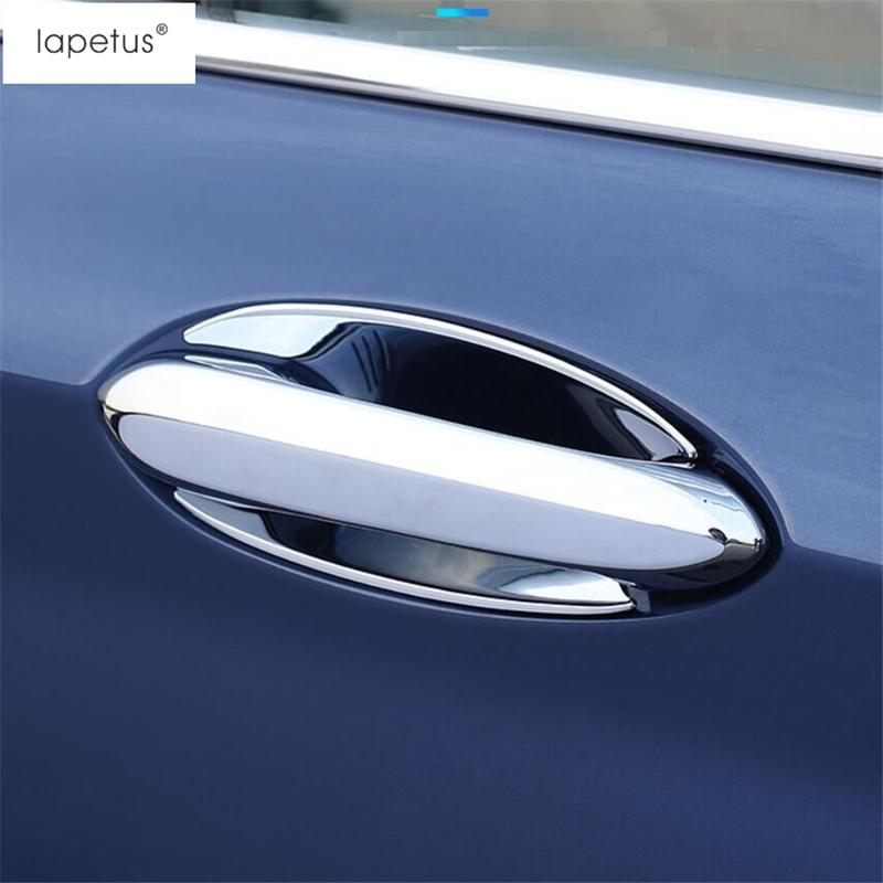 ABS Car Door Handle Bowl Decoration Protection Cover Trim For BMW X3 G01 - Chrome / Carbon Fiber Accessories Exterior Kit