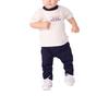 Petit Bateau Футболка с коротким рукавом A0EH6 12 месяцев 74 см Молочно-белый